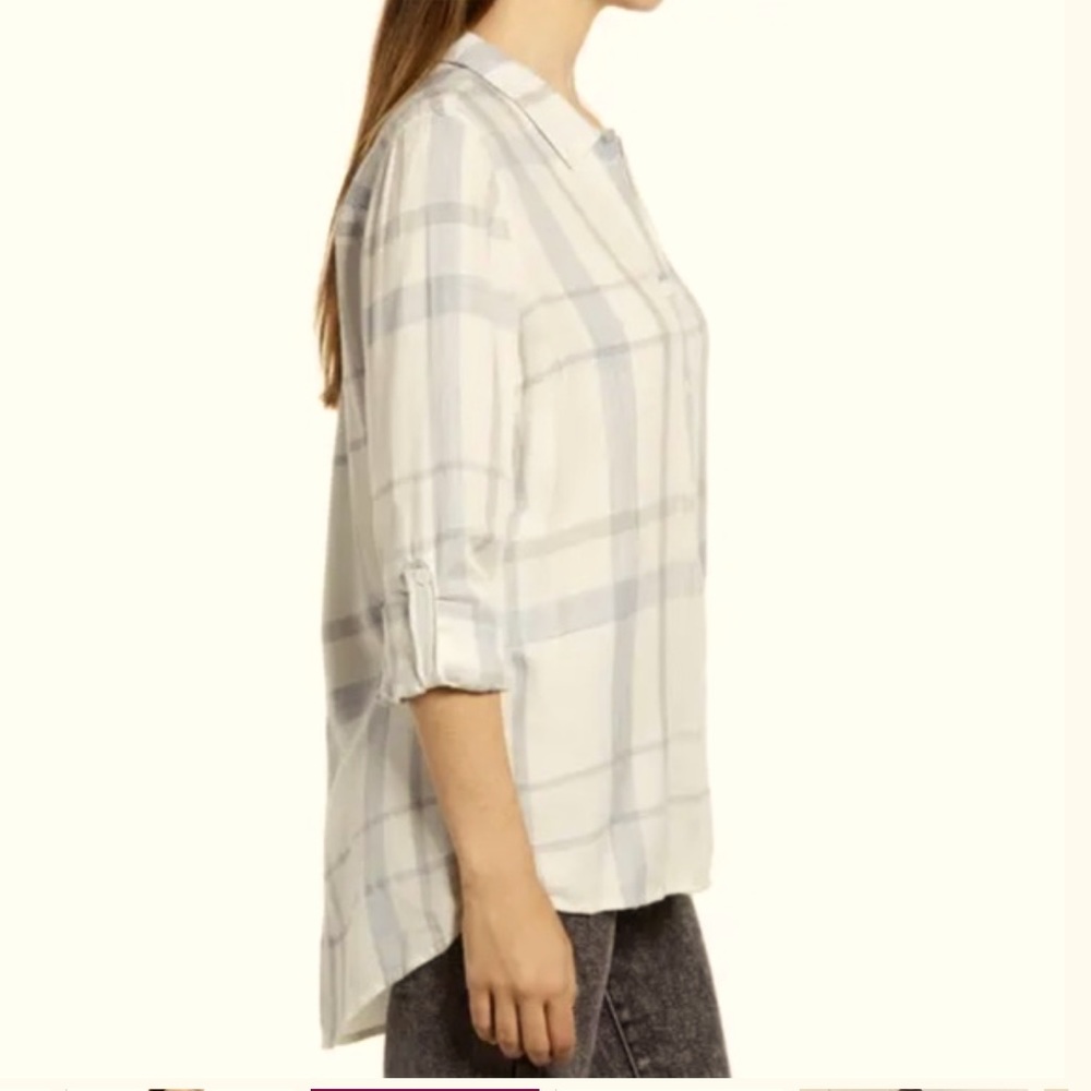 Thread + Supply Georgette Button Down Shirt - image 2